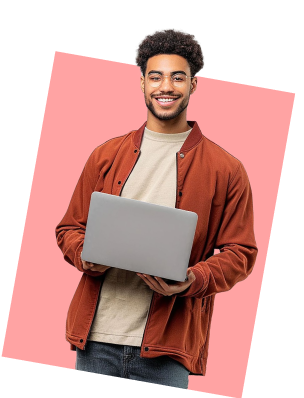 Hero section top right